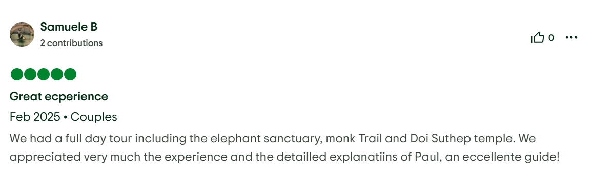 pon elephpant chiangmai thailand reviews